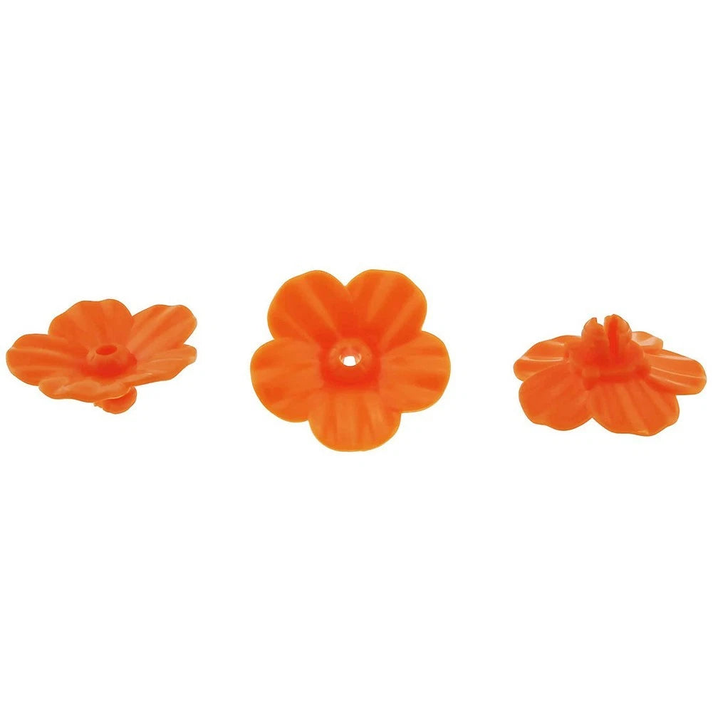24 Pcs Hummingbird Feeder Replacement Flowers for Bird Feeding