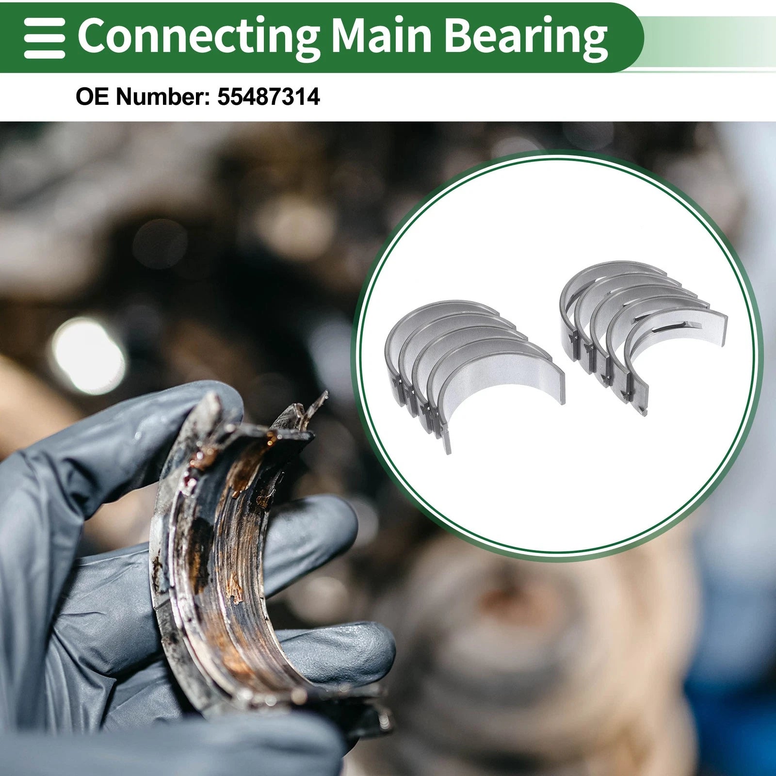 Main Bearing Set Replacement for Chevrolet Blazer (2018–2021)