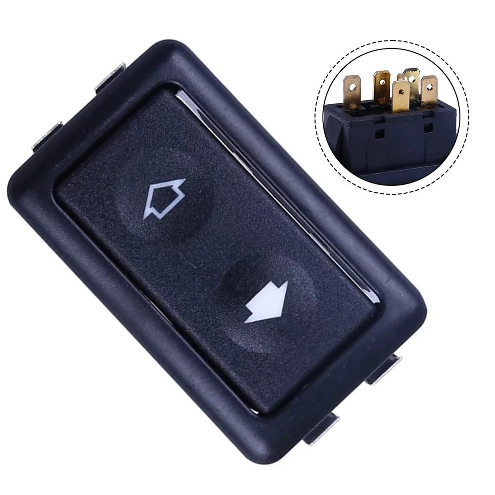 6pin Electric Window Switch Button Cover for Car (12V 24V)
