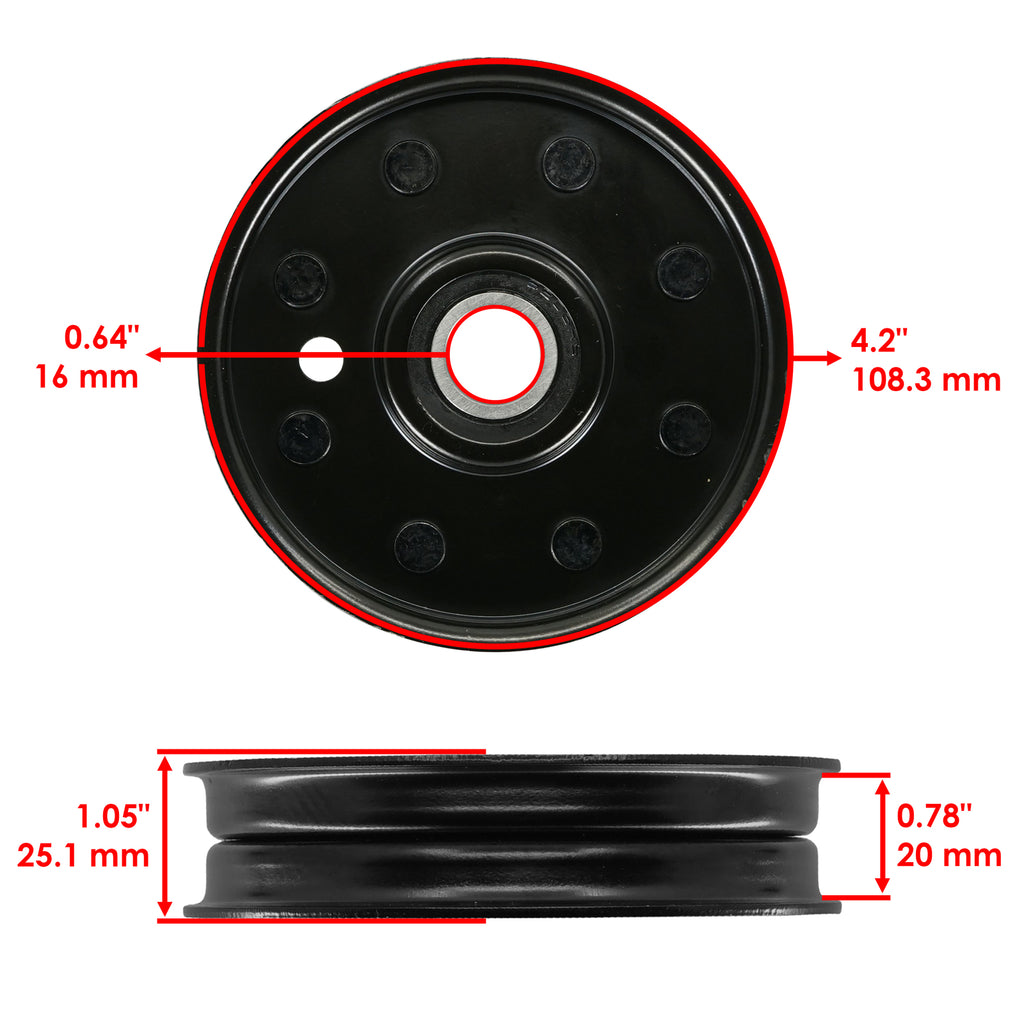 Mower Spindles and Pulleys Replacement for John Deere LX188 (1992–1998)