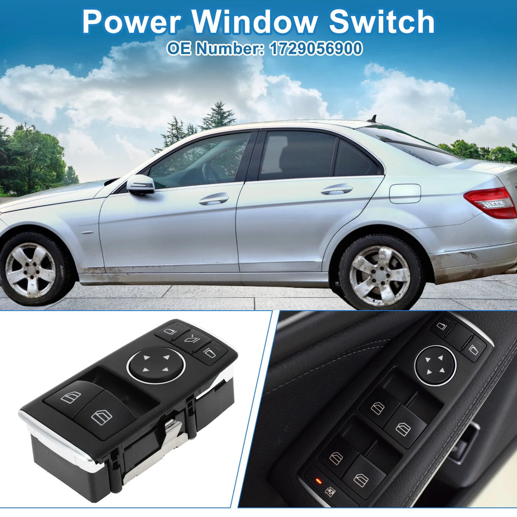 Power Window Switch Replacement for Mercedes-Benz C250 C350 C63 AMG (2012–2017)