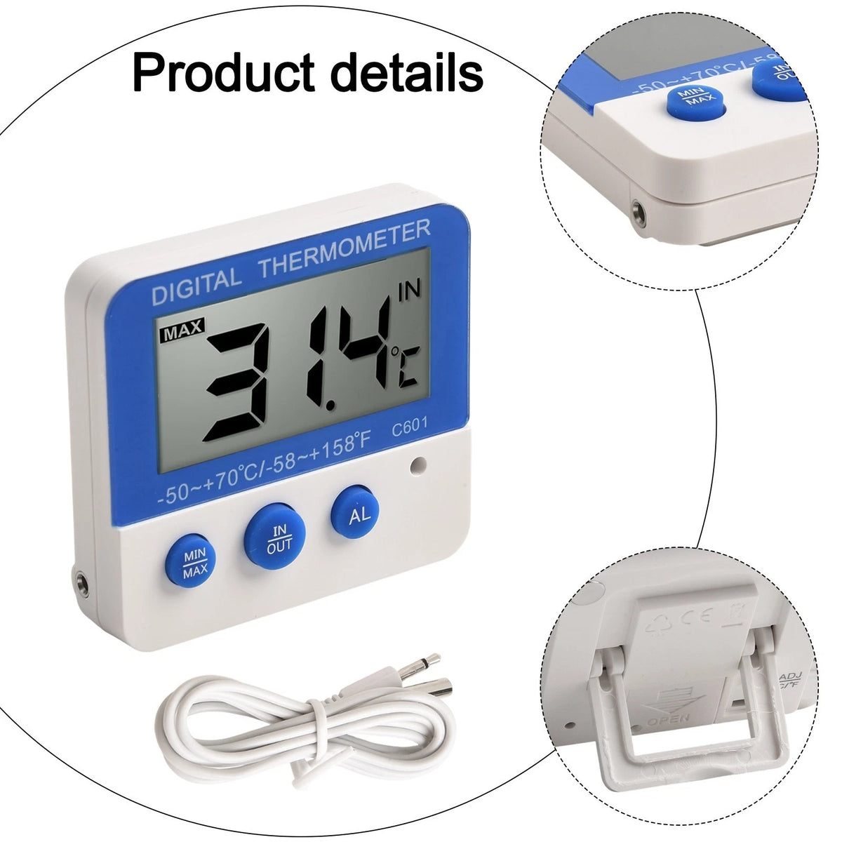 Mini Thermometer for Climate Tracking