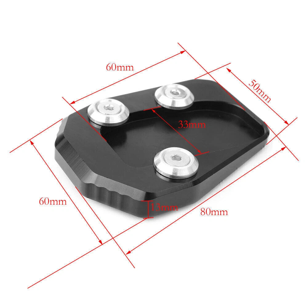 Kickstand Plate Pad for Yamaha MT-09 (2013–2015)
