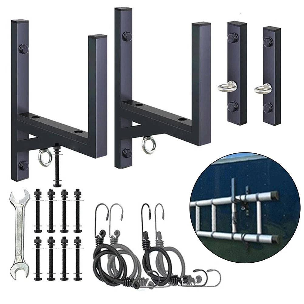 2 Rack Side Mount Ladder Rack for Trailers (300 lbs Capacity)