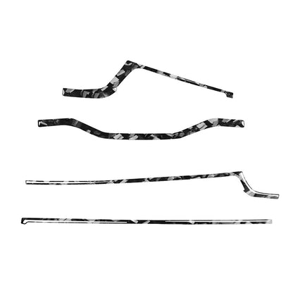 Set of 4 Dashboard Panel Cover Trim Strips for Audi A4 B9 A5 S4 RS4