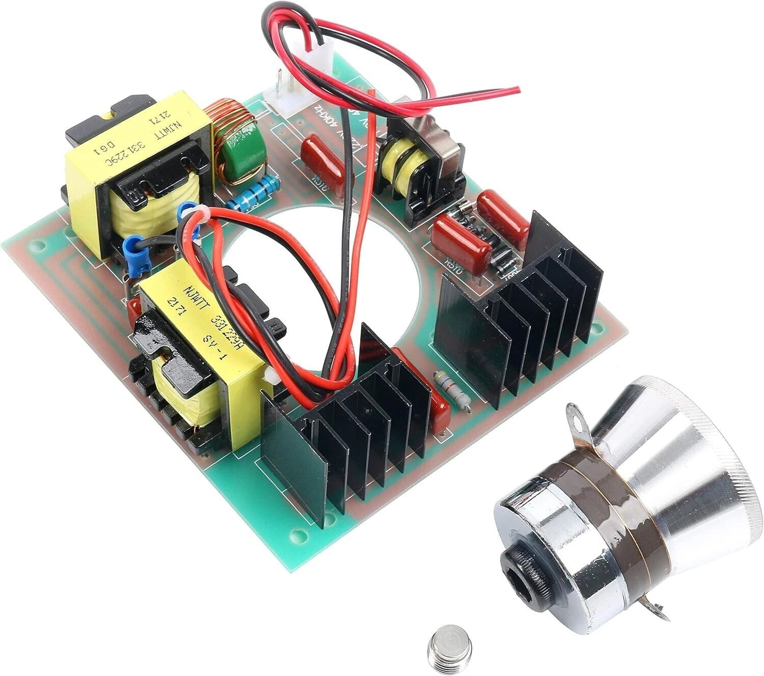 60W Ultrasonic Cleaning Transducer & Power Driver Board 110V AC