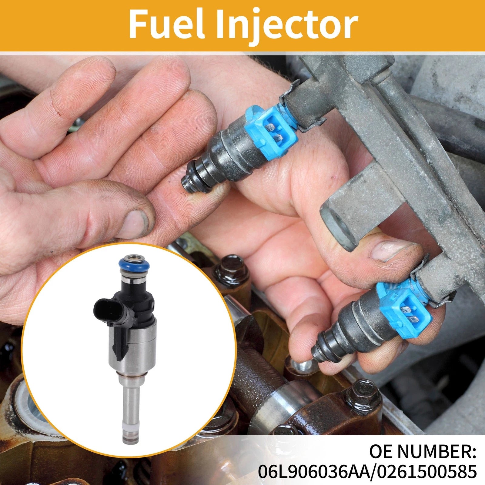 Fuel Injector Left Front Replacement for Audi A3 (2015–2018)