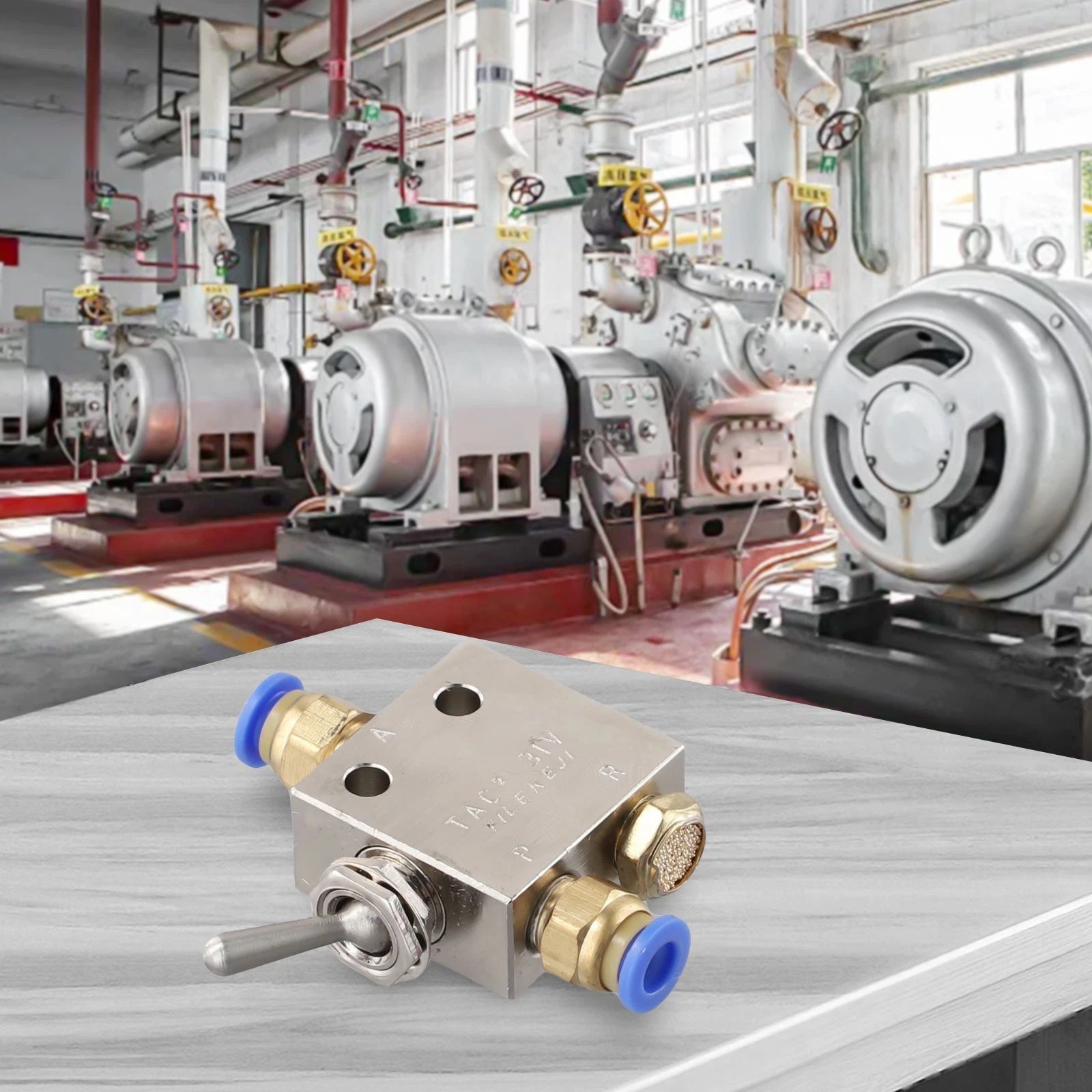 Pneumatic Valve Metal Replacement for (6mm Connector)