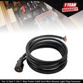 7-Pin Trailer Cable Cord Wire Harness Light Plug Connector (12 Feet)
