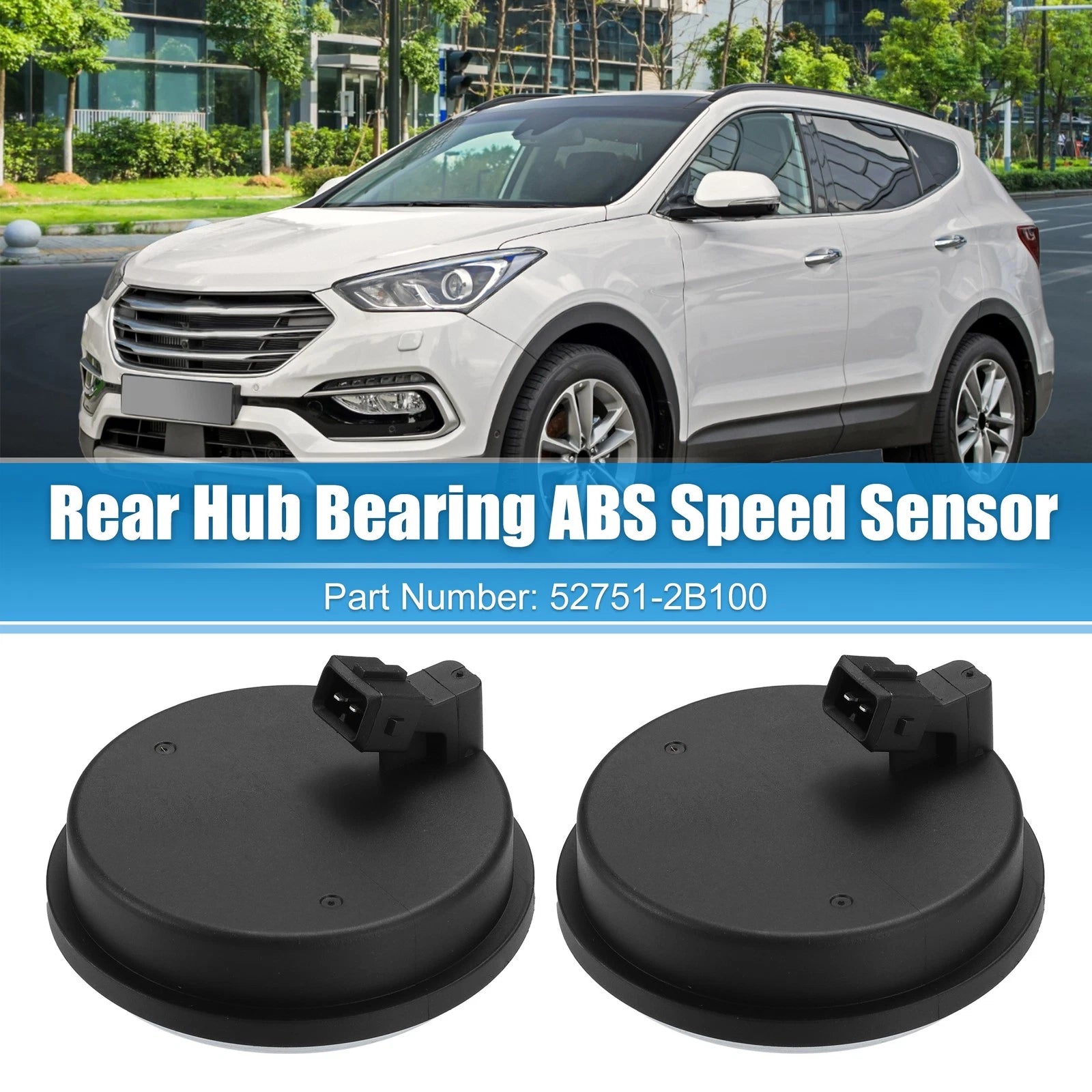Rear Hub Bearing ABS Speed Sensor Kit for Hyundai Santa Fe Kia (2007–2012)