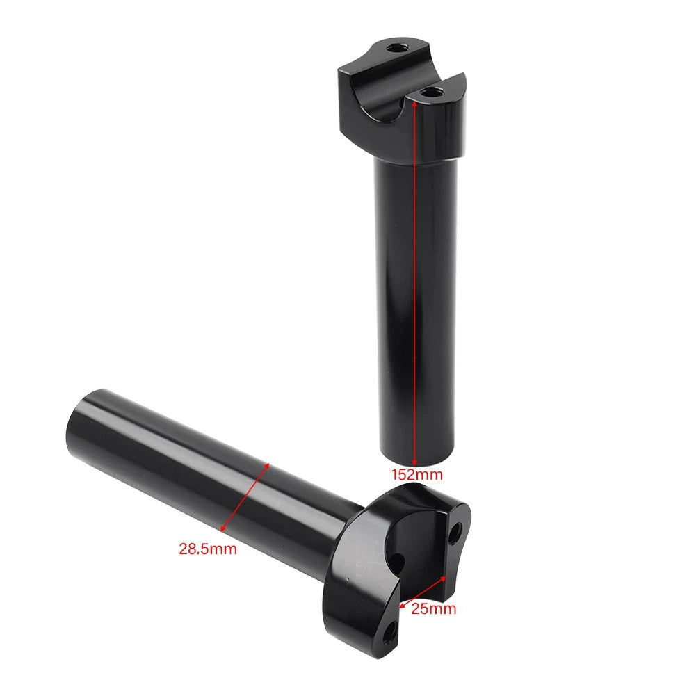 6" Straight Handlebar Risers for Harley Heritage Softail Dyna FXD (1" Bar)