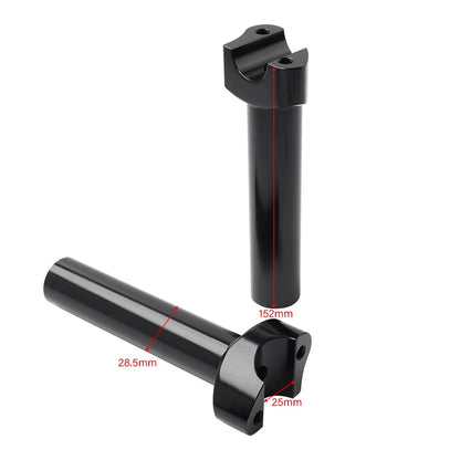 6" Straight Handlebar Risers for Harley Heritage Softail Dyna FXD (1" Bar)