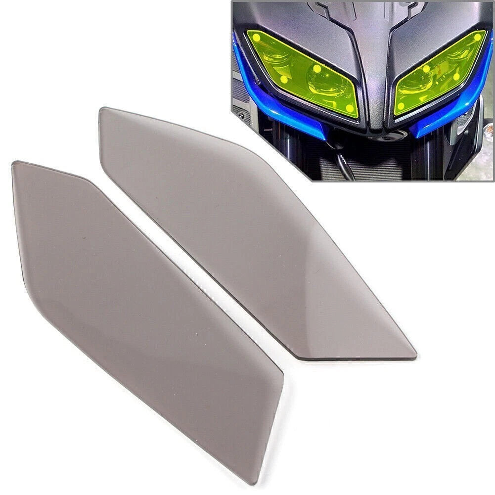 Front Headlight Cover Shield Lens Protector Smoke for Yamaha MT-09 (2017–2021)