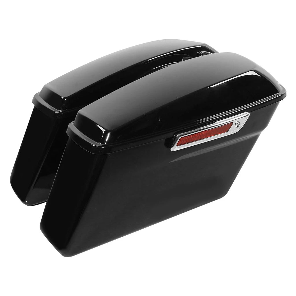 Saddle Bags with Conversion Brackets for Harley Softail Fatboy