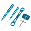 Fishing Reel Maintenance Tool Set with Protective Storage Box