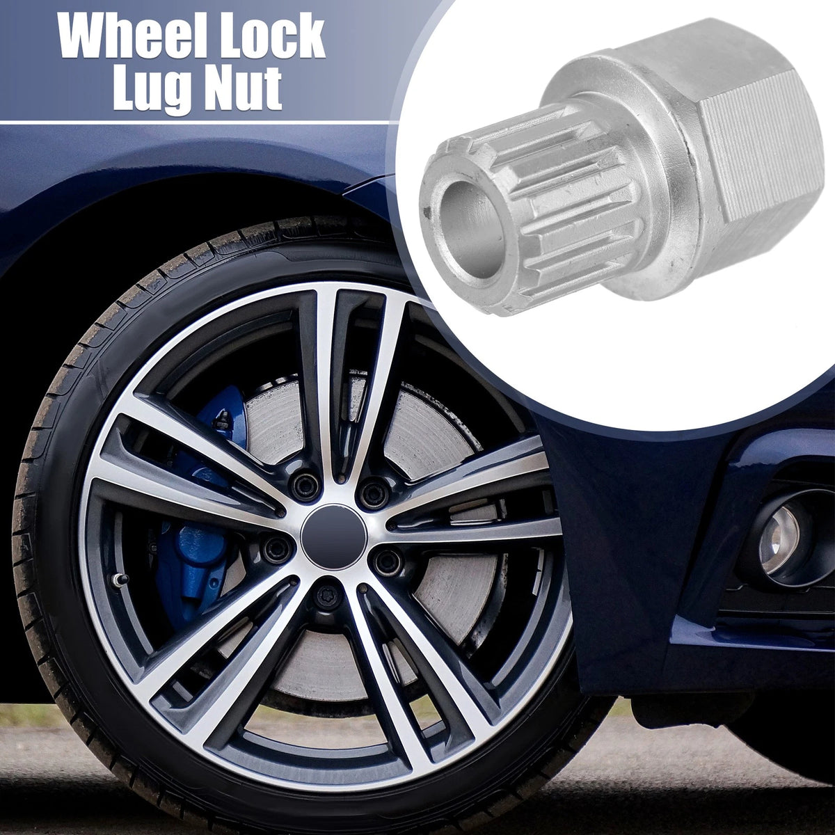 Anti Theft Wheel Lock Key for VW Audi Lug Nut Screw Removal (60/15)