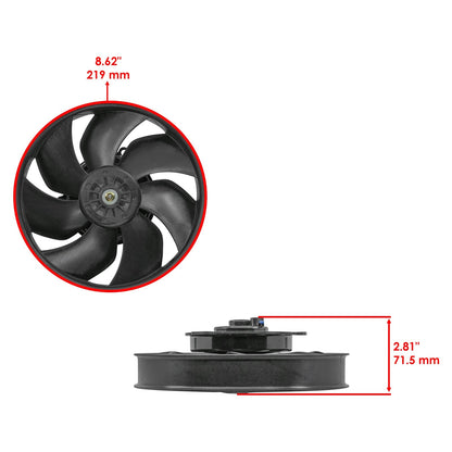 Radiator Cooling Fan Assembly Replacement for Honda Goldwing GL1800 (2006–2017)