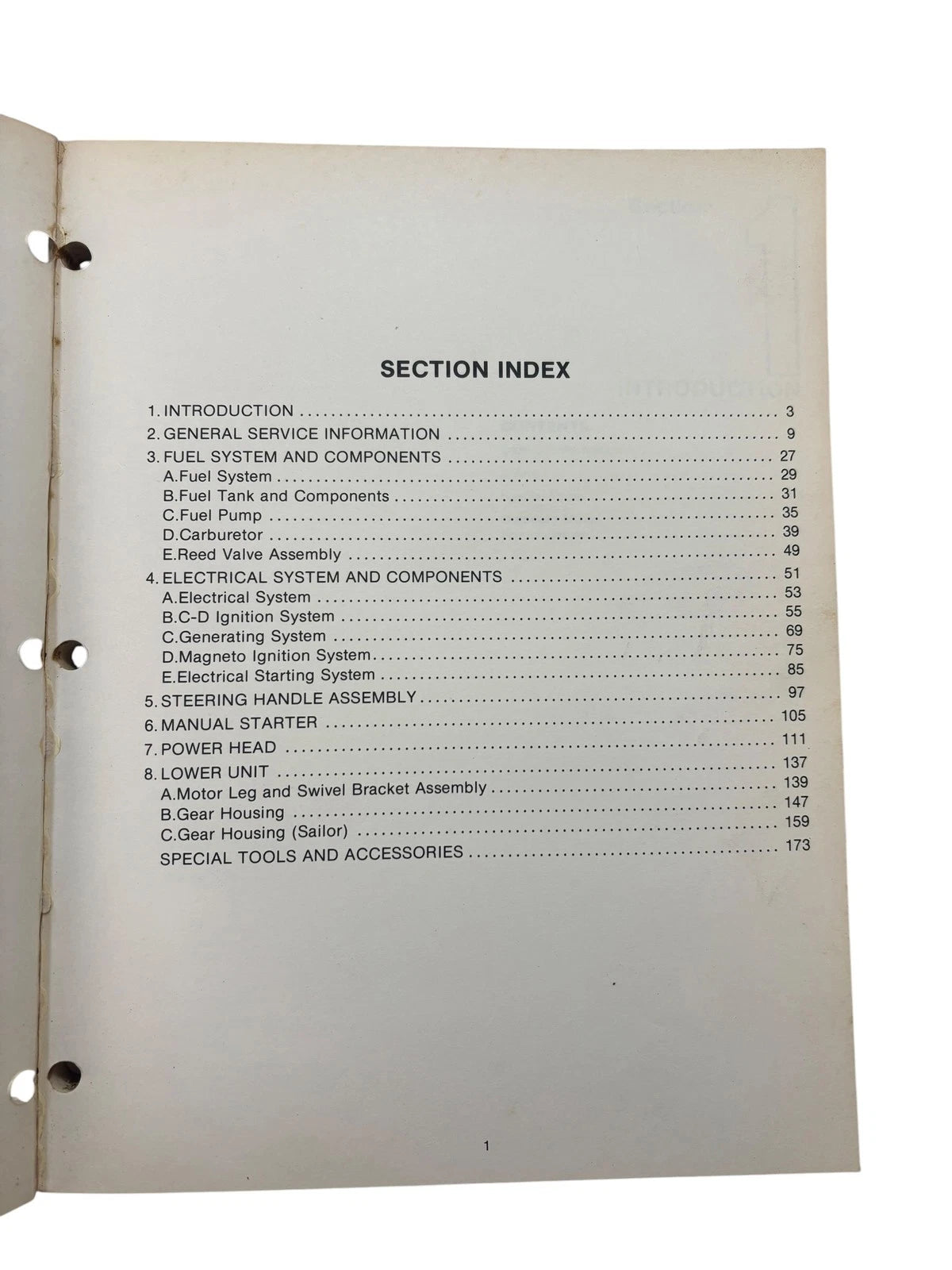Service Manual for Chrysler Outboards OB3642 (9.9/15 HP, 250 Sailor)