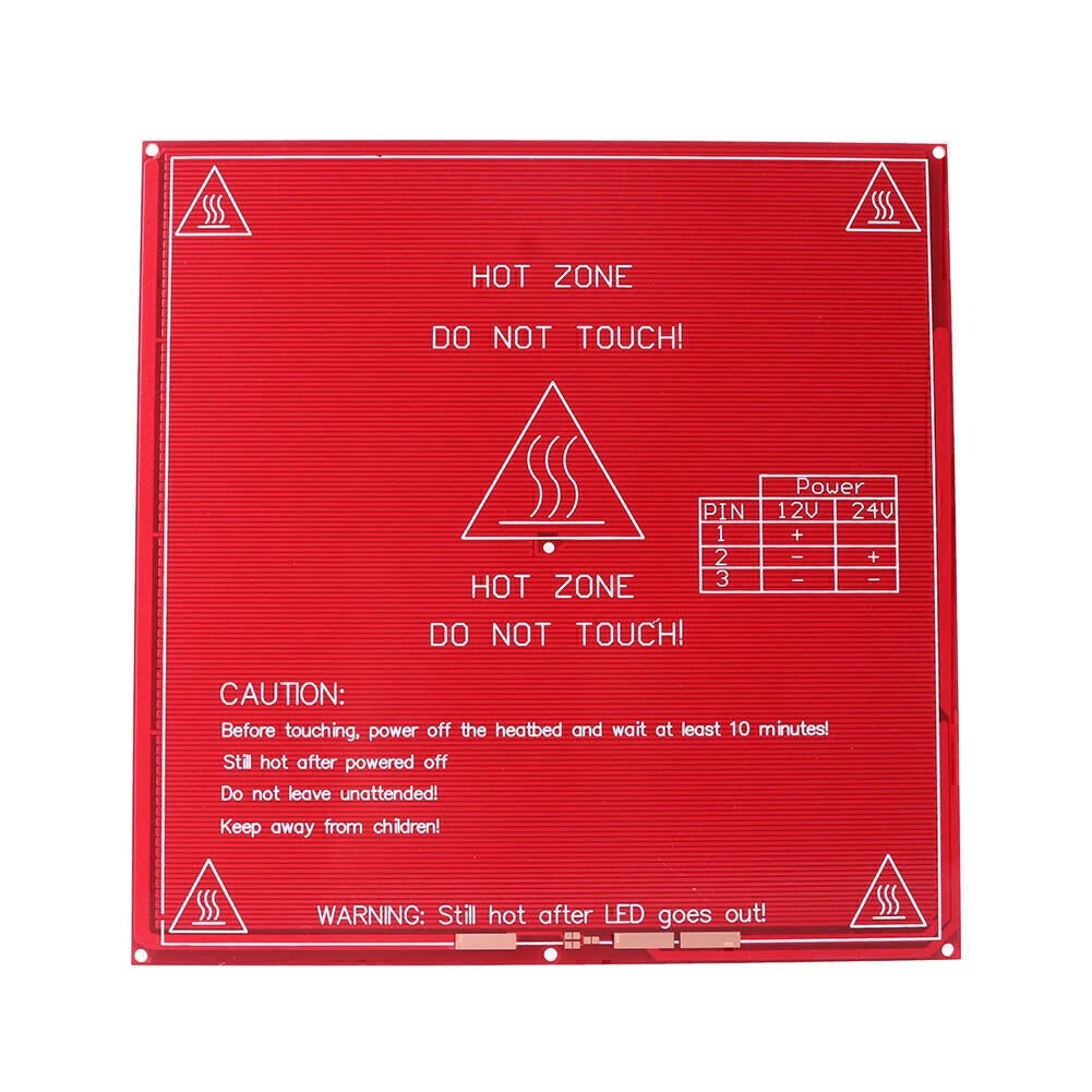 RepRap 3D Printer PCB Heatbed MK2a Heated Heat Red For Prusa & Mendel