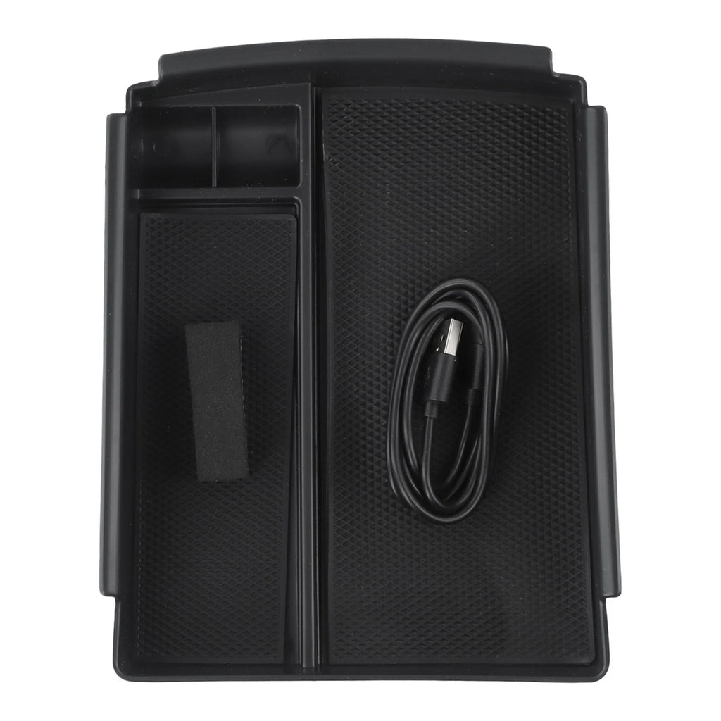 Storage Box with Wireless Charging for Tesla Model S/X (2012–2023)