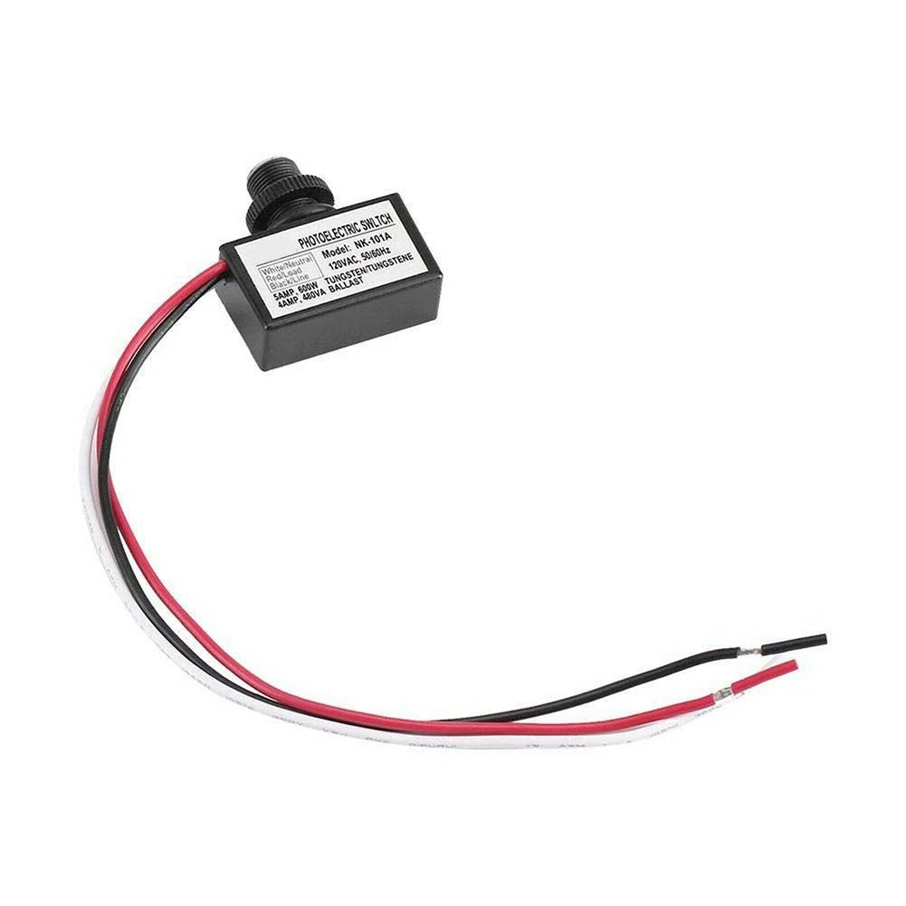 Automatic Dusk to Dawn Sensor NK-101A for Outdoor Light Control (120VAC)