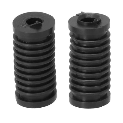 2Pcs Rubber Motorcycle Gear Shifter Change Lever Pedal Black