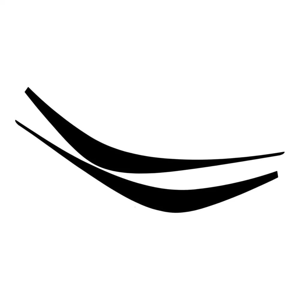 Black Front Headlight Eyebrow Eyelid Trim for Toyota Corolla (2019–2022)