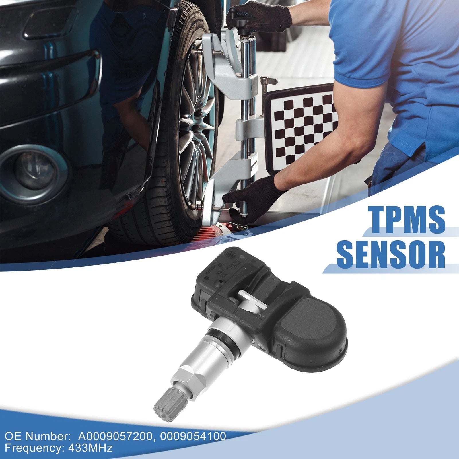 TPMS Sensor 433MHz Replacement for Mercedes-Benz C300 C350 C63 AMG (2008–2014)
