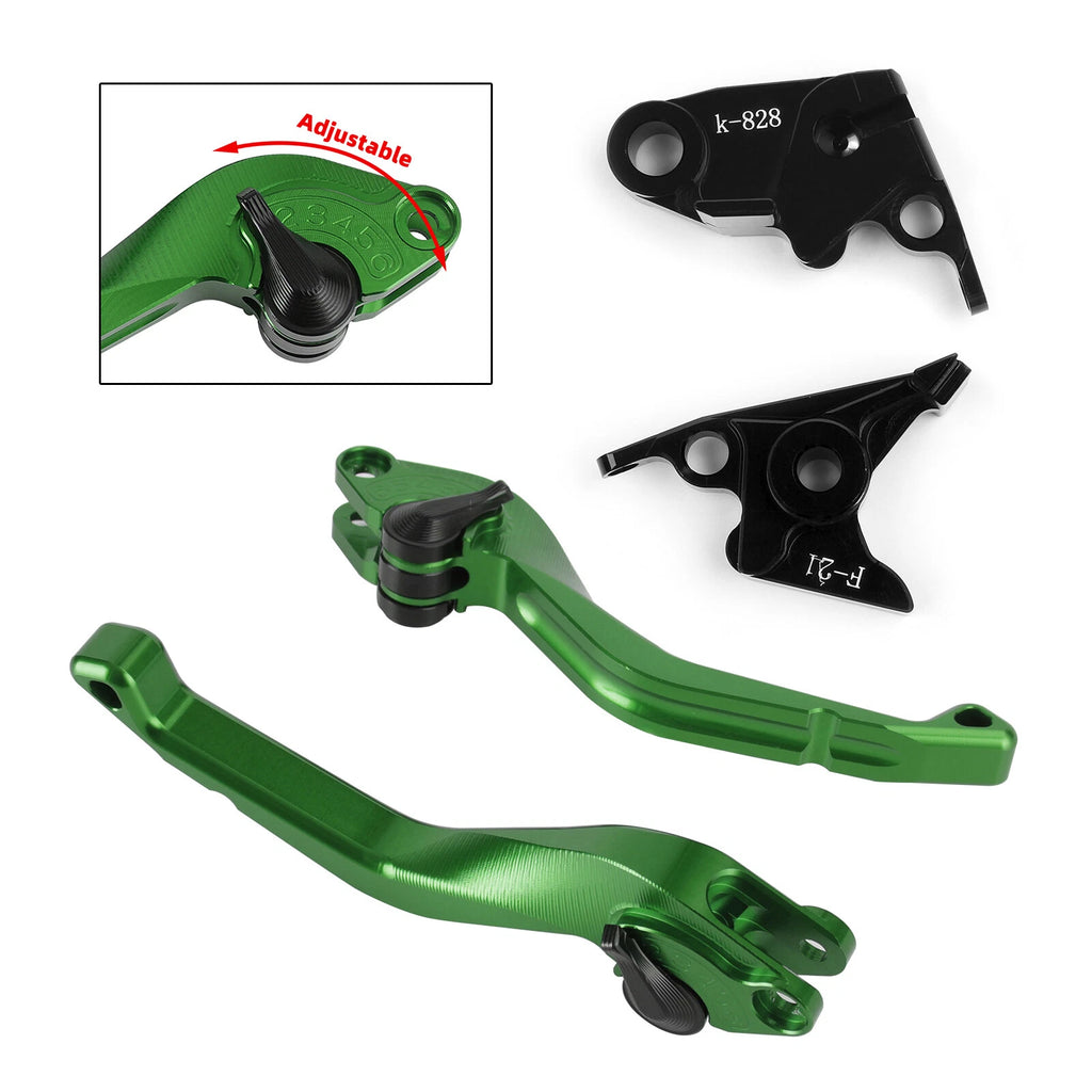 CNC Short Clutch Brake Lever for Kawasaki Z750 (2007–2012), Z800 (2013–2016) T9