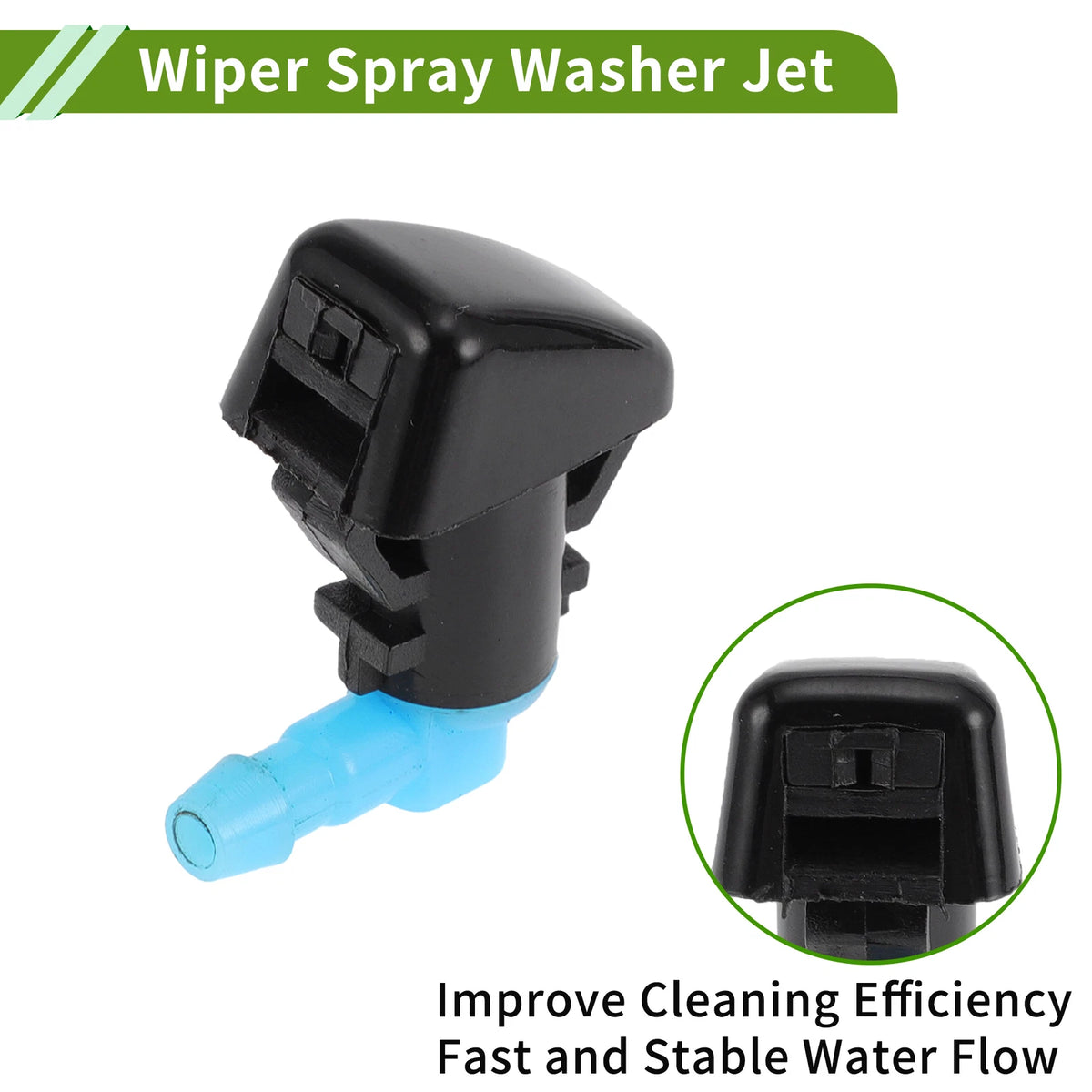Windshield Washer Nozzle with Hose Connector for Ford (2011–2014) No.BT4Z17603A