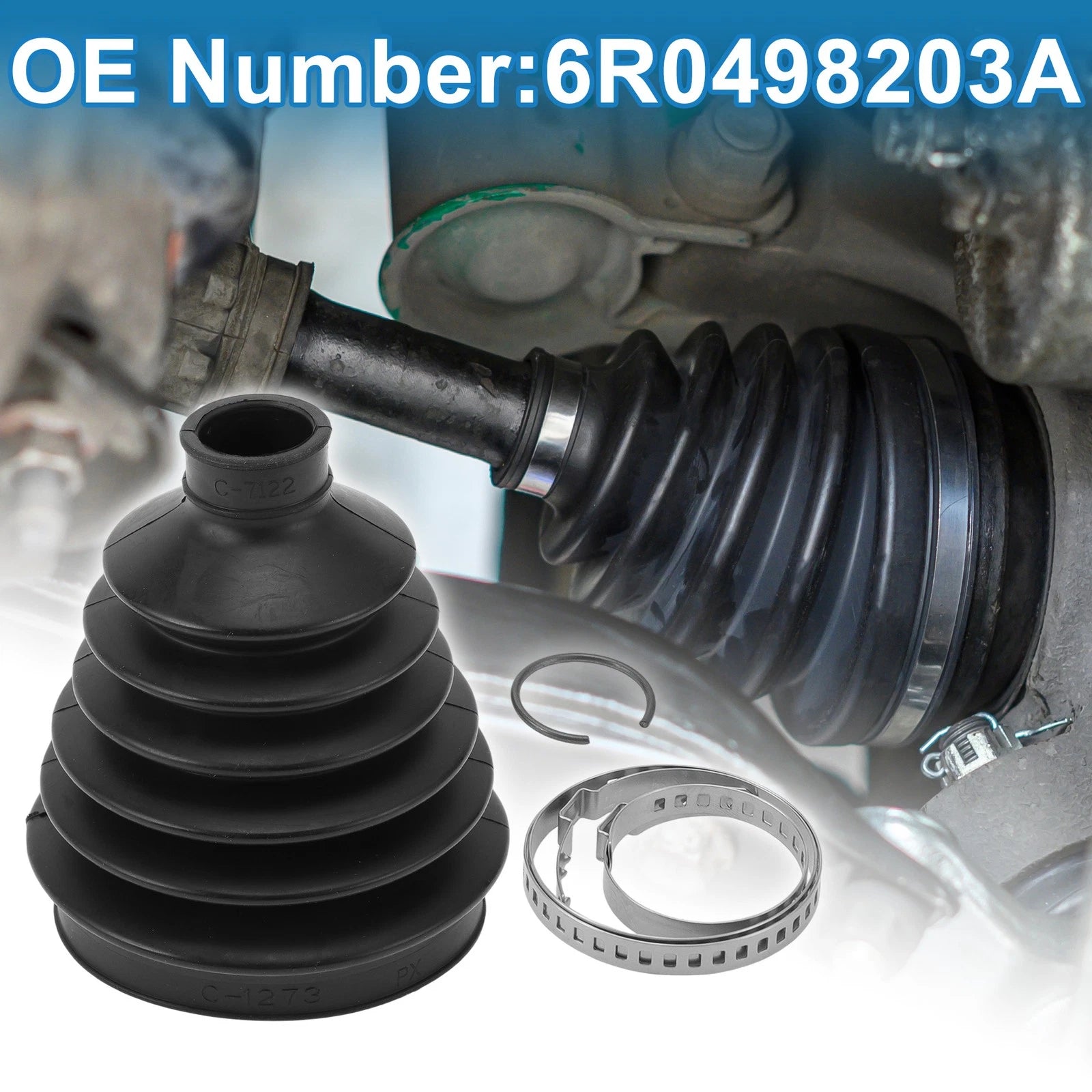 Outer CV Joint Boot Kit with Clamps for Volkswagen Jetta (2019–2023)