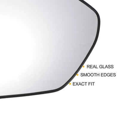 Right Side White Mirror Glass with Back for Hyundai Tucson (2022–2024)