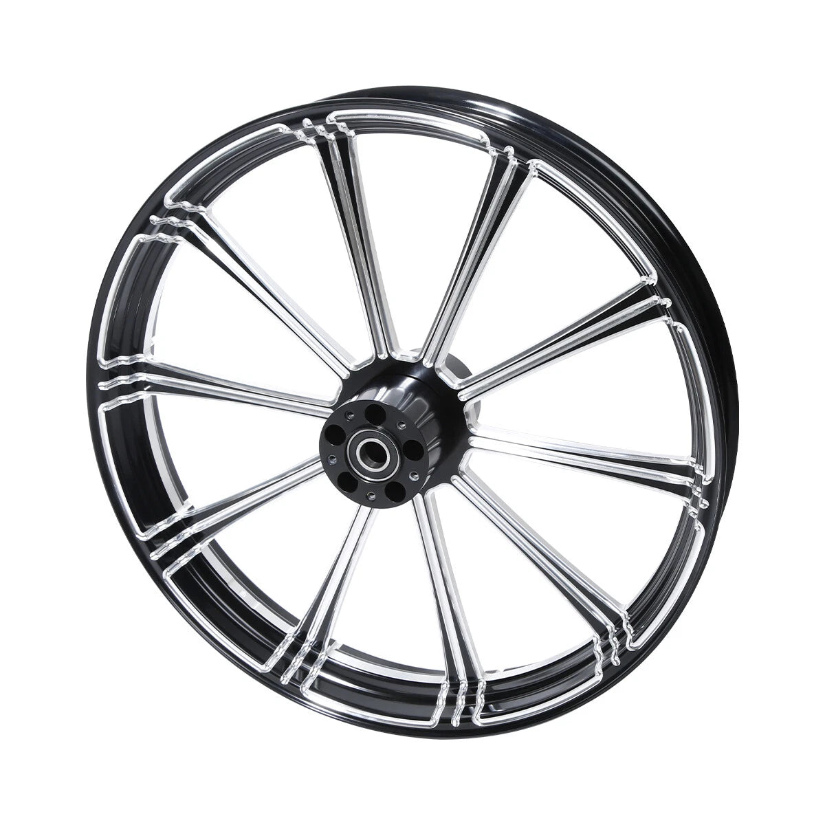 21" x 3.5" CNC Front Wheel Rim Hub Dual Disc for Harley Touring (1997–2021)