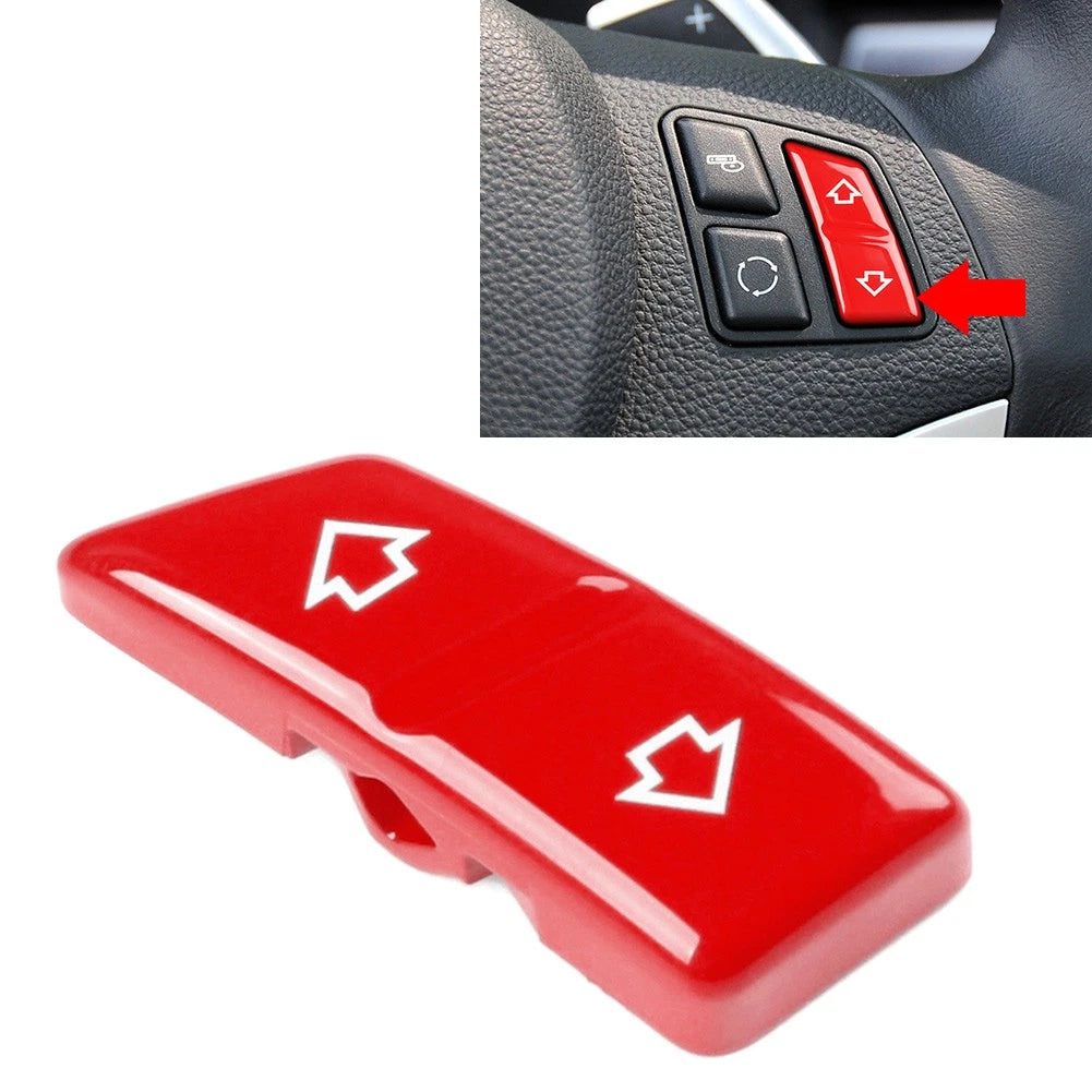 Steering Wheel Scroll Button Cover for BMW E90 E92 E93 M3 E81 E82 E84 E87 E88 X1 (2007–2013)