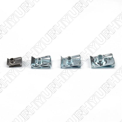 200 Pcs Fairing Bodywork Panel Reed U Clips for Universal (AU Stock)