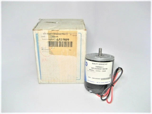 Jabsco 18753-0640 Paramax 2 12V DC Marine Pump Motor for 46010-2900 (OEM)