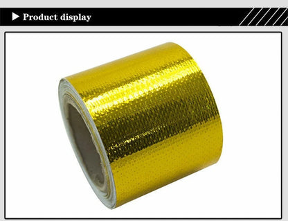 2"x33' Heat Shield Wrap Tape for Car Intake Intercooler Pipe