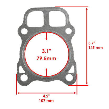 Caltric Head Gasket Replacement for Kohler CH21 CH22 CH23 CH24 CH25 (18-25HP) (2023–2025)