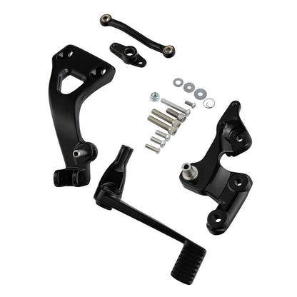 Black Mid Controls Brake Side for Harley Sport Glide FLSB Fat Bob (2018–2025)