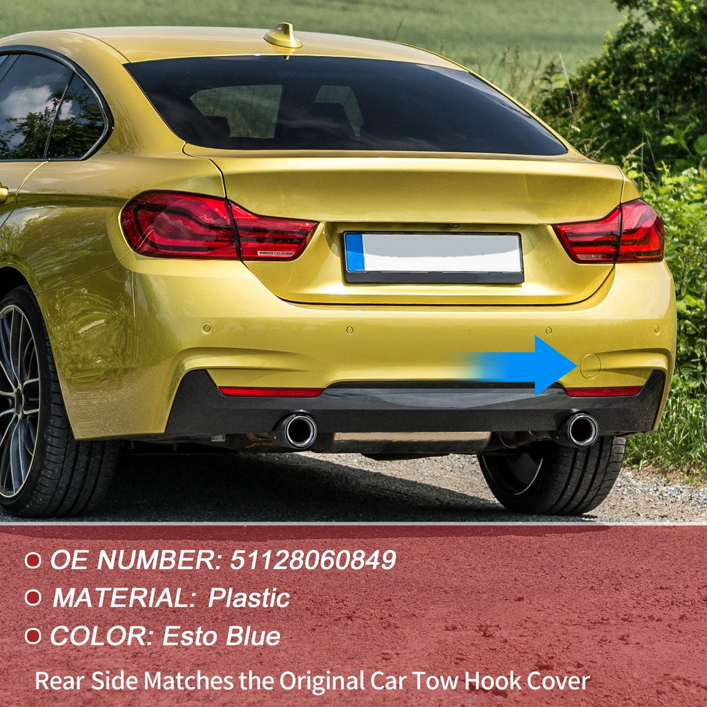 Rear Tow Hook Cover Replacement for BMW 428i (2014–2016)