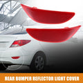 Rear Bumper Reflector Light Cover Pair for Hyundai Accent (2011–2017)