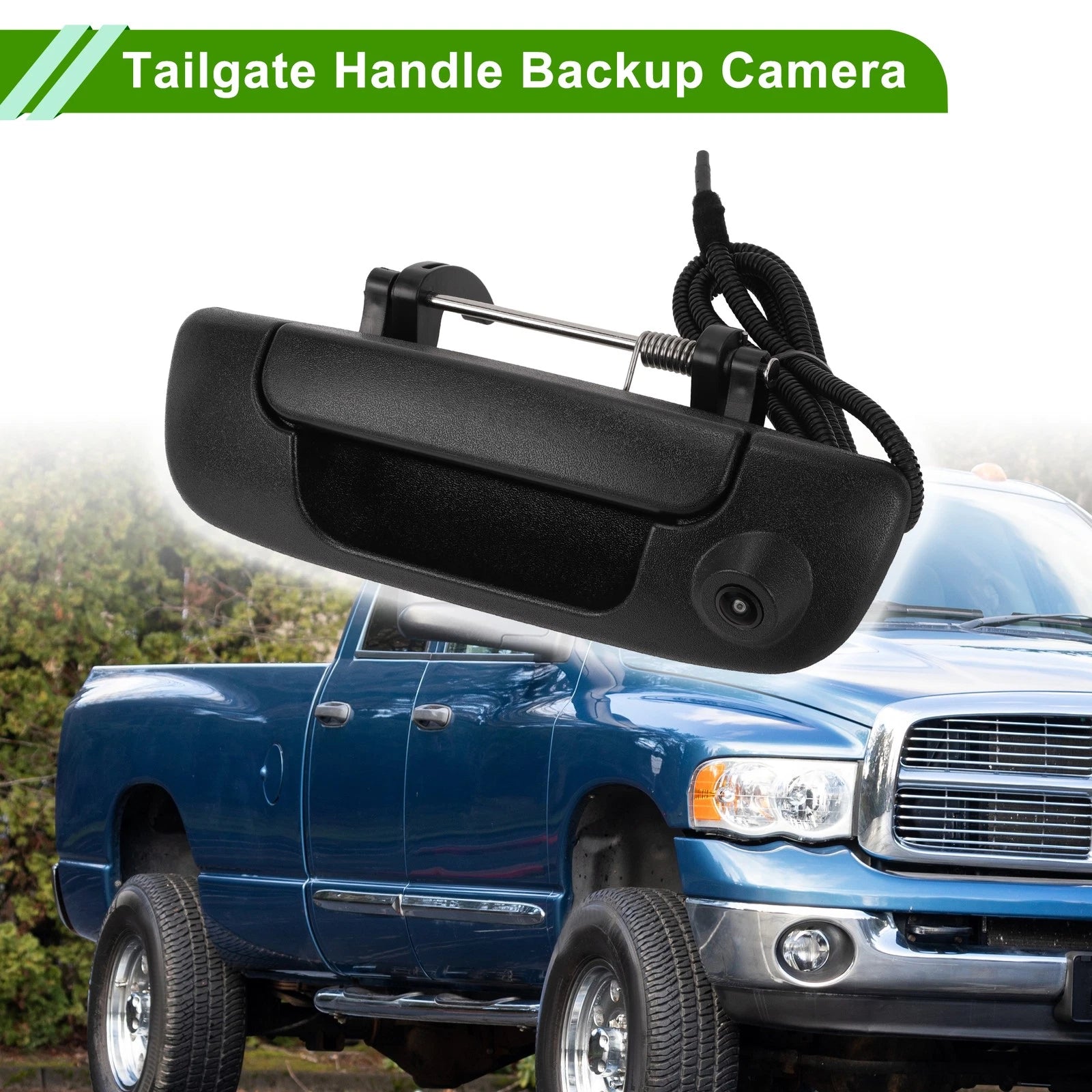 Tailgate Handle Backup Rear View Camera for Dodge Ram 1500 (2019–2024)