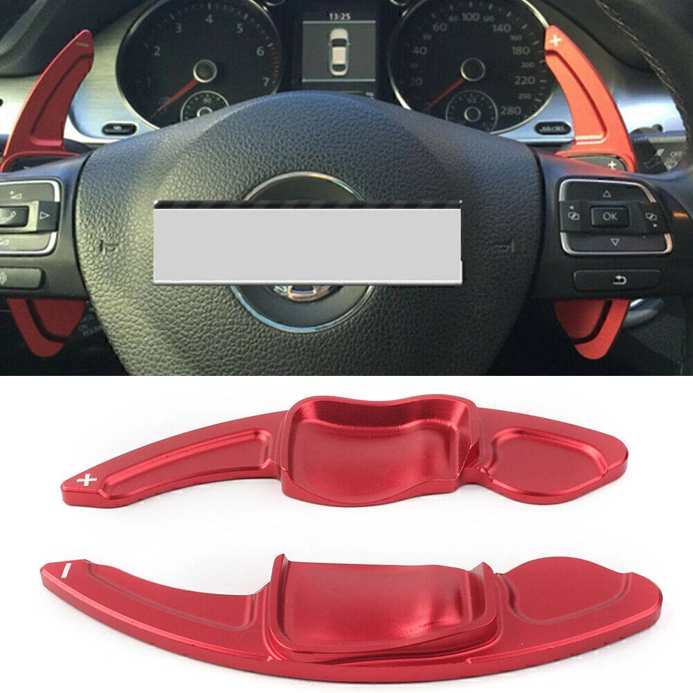 DSG Paddle Shift Extensions for VW Golf Jetta MK5 MK6 (2006–2014) Red
