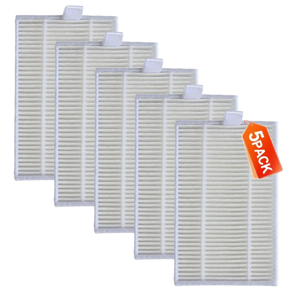 5X Filter Pack for bObsweep PetHair (Compatible)