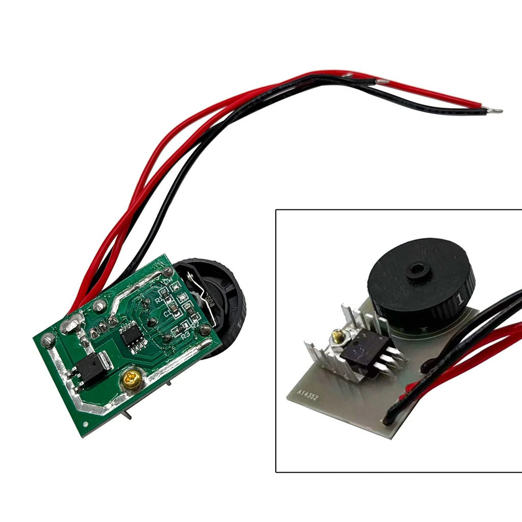 6-Pin Control Switch for Hair Dryer (ABS Metal)