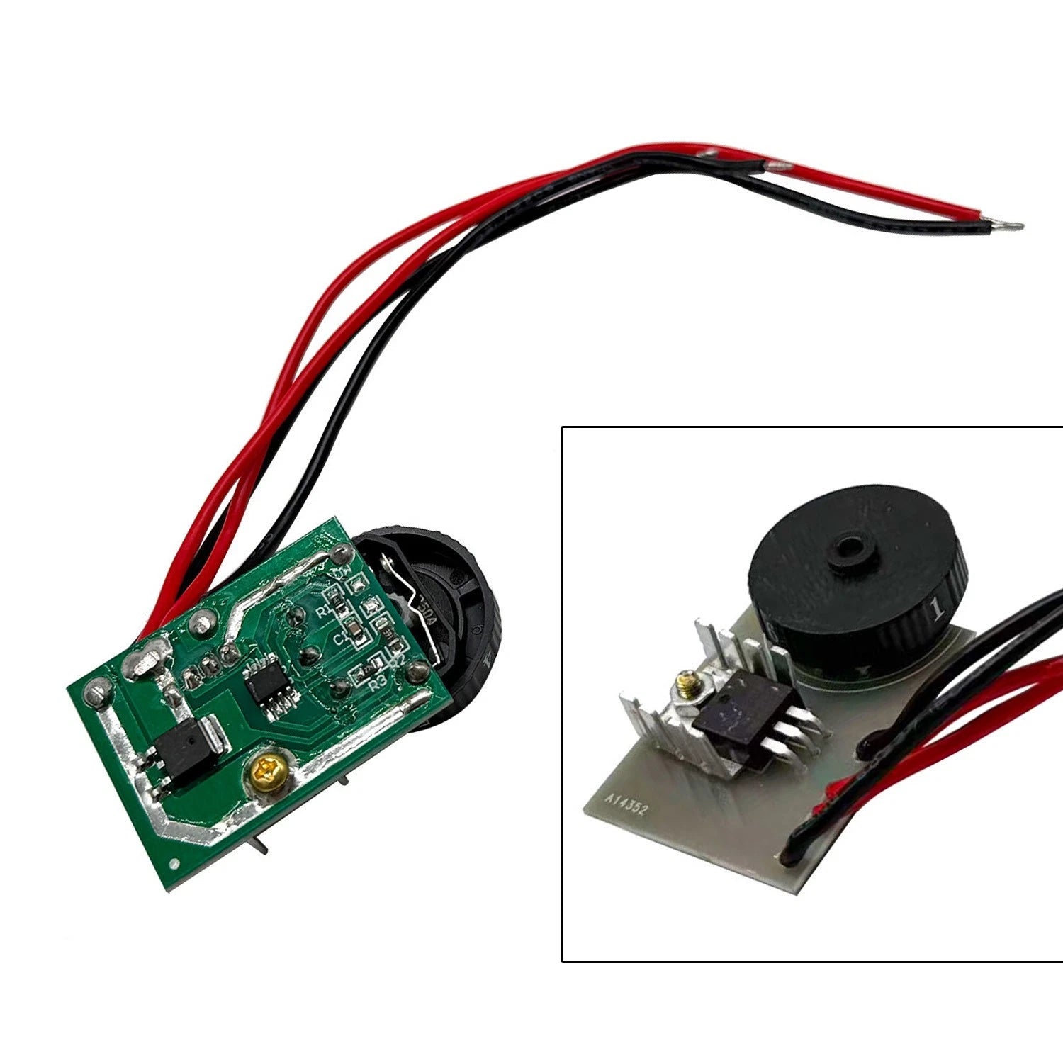 6-Pin Control Switch for Hair Dryer (ABS Metal)