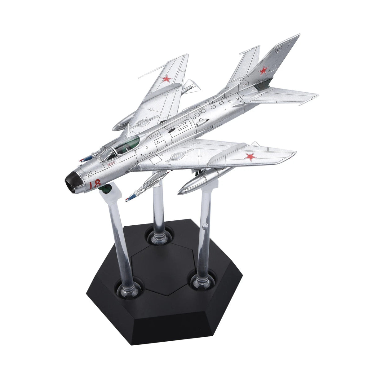 Mikoyan MIG-19PM Fighter Model Toy (1:72 Scale)