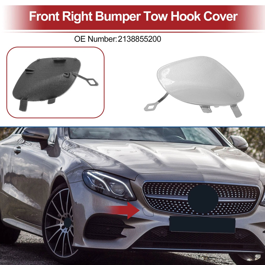 Tow Hook Cover Cap Replacement for Mercedes Benz E Class W213 (2016–2022)