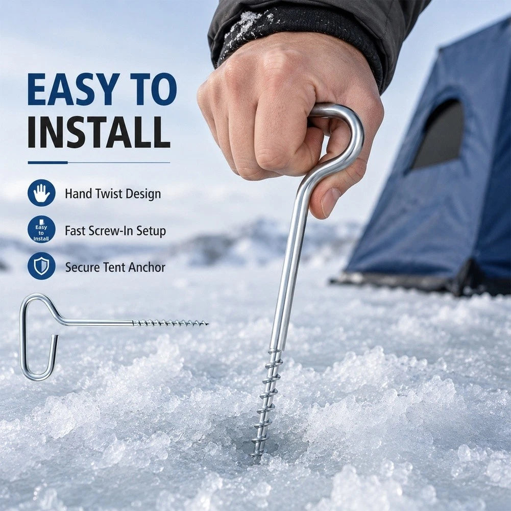 Ice Screw Anchor for Fishing Tent (Winter Use)