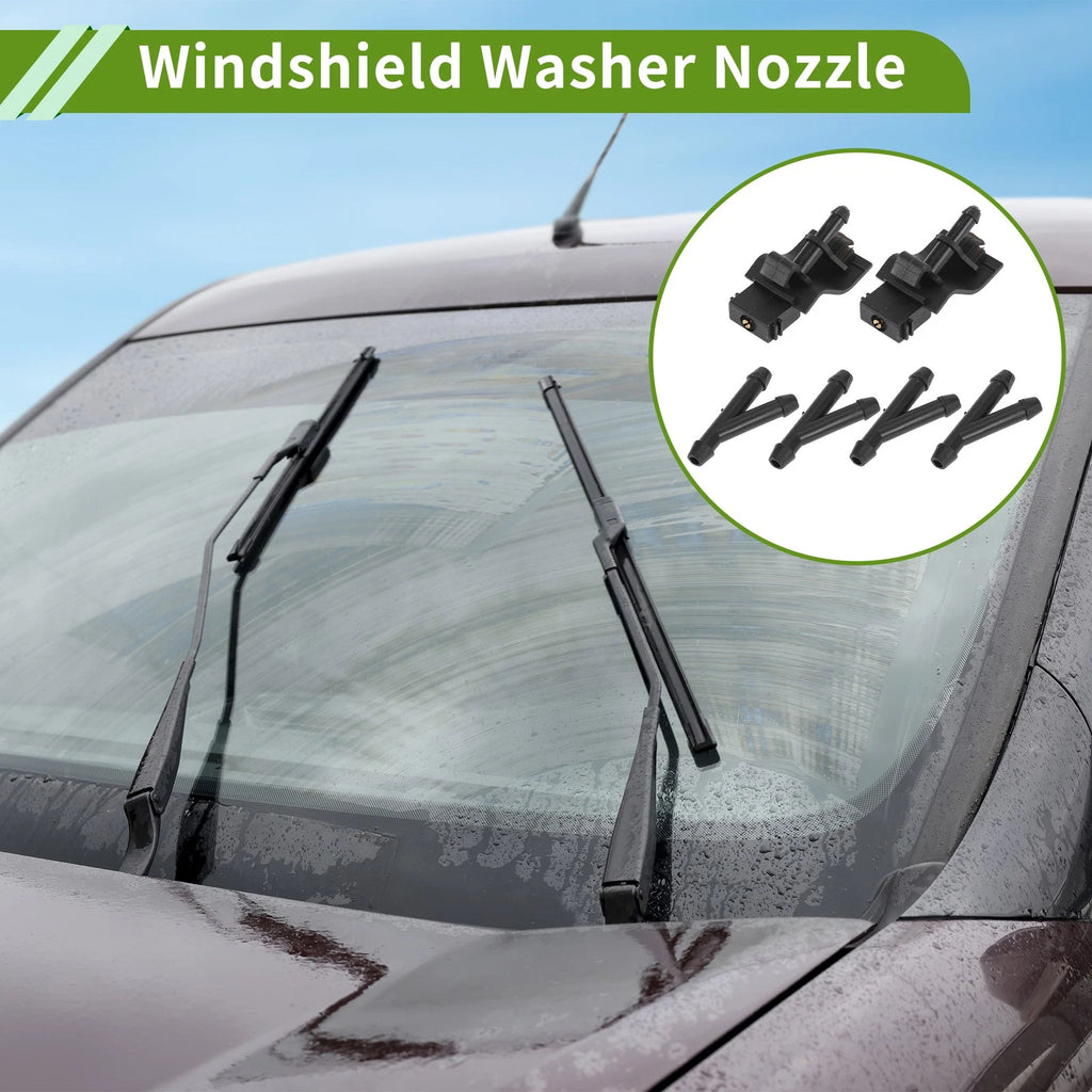 Windshield Washer Nozzle With Hose Connector for Toyota (2007–2013)
